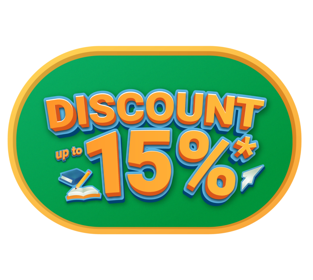 discount up to 15%